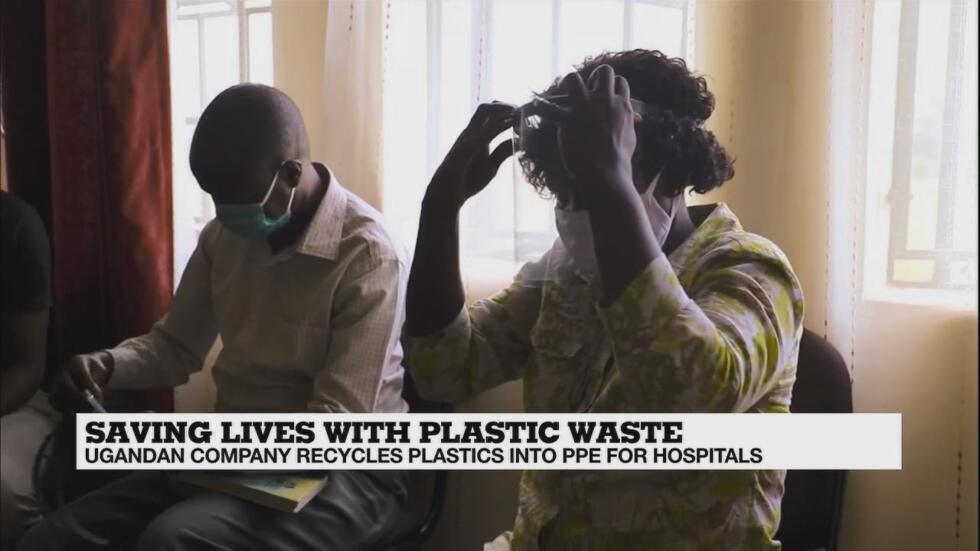 Saving lives with plastic waste Ugandan company recycles plastics into